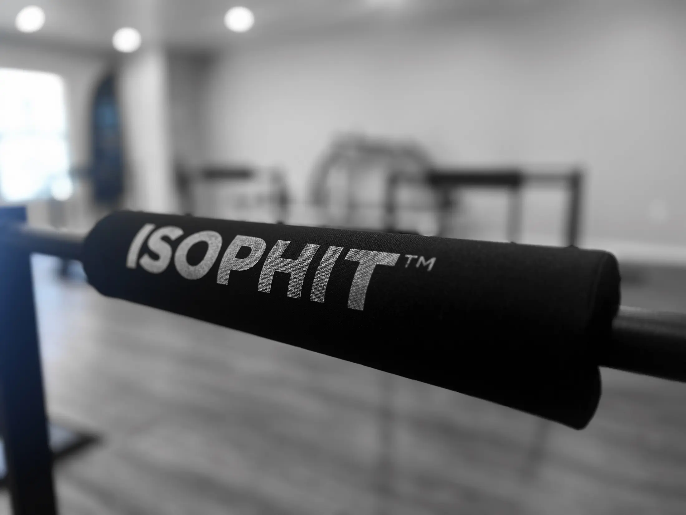 Close view of ISOPHIT training equipment inside Sweat Is Free